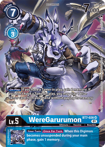 WereGarurumon [BT7-026] (Alternate Art) [Next Adventure]