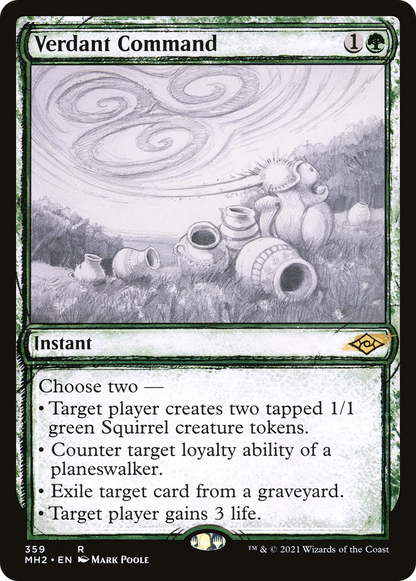 Verdant Command (Sketch) [Modern Horizons 2]