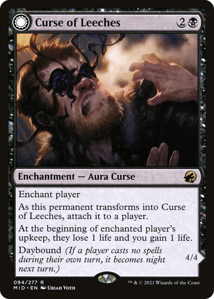 Curse of Leeches // Leeching Lurker [Innistrad: Midnight Hunt]