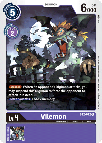 Vilemon [BT2-072] [Release Special Booster Ver.1.0]