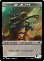 Eldrazi Spawn // Bird Double-Sided Token [Modern Horizons 3 Tokens]