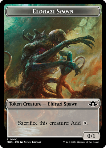 Eldrazi Spawn // Copy Double-Sided Token [Modern Horizons 3 Tokens]