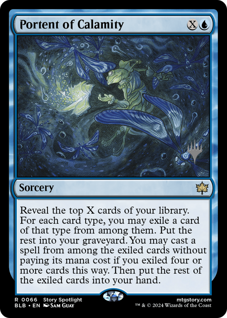 Portent of Calamity (Promo Pack) [Bloomburrow Promos]