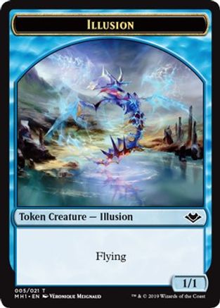 Illusion (005) // Marit Lage (006) Double-Sided Token [Modern Horizons Tokens]