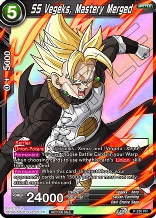 SS Vegeks, Mastery Merged (Alternate Art) (P-230) [Promotion Cards]
