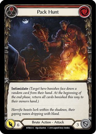 Pack Hunt (Red) [U-WTR023] (Welcome to Rathe Unlimited)  Unlimited Rainbow Foil
