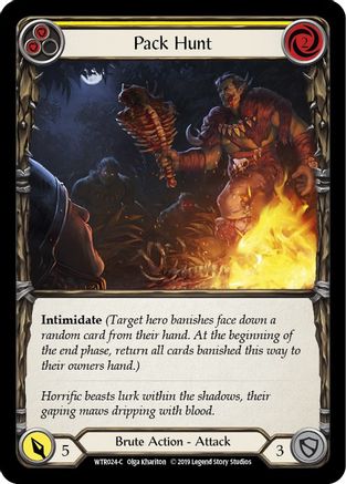 Pack Hunt (Yellow) [U-WTR024] (Welcome to Rathe Unlimited)  Unlimited Normal