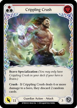 Crippling Crush [U-WTR043] (Welcome to Rathe Unlimited)  Unlimited Rainbow Foil