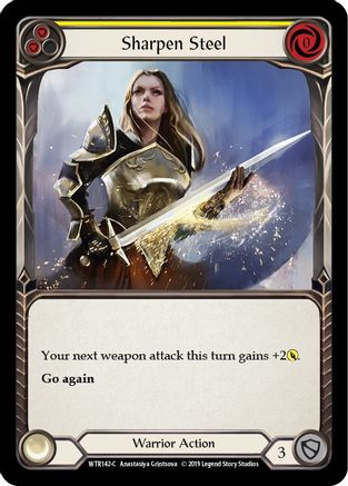 Sharpen Steel (Yellow) [U-WTR142] (Welcome to Rathe Unlimited)  Unlimited Normal