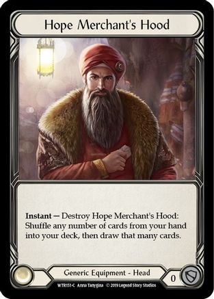 Hope Merchant's Hood [WTR151-C] (Welcome to Rathe)  Alpha Print Normal