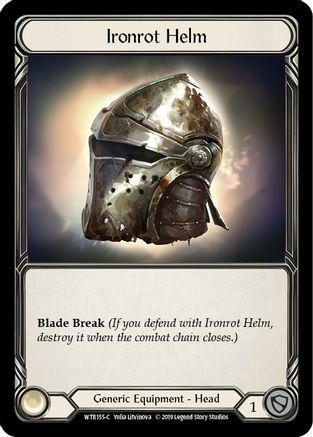 Ironrot Helm [U-WTR155] (Welcome to Rathe Unlimited)  Unlimited Normal