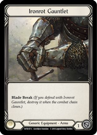 Ironrot Gauntlet [U-WTR157] (Welcome to Rathe Unlimited)  Unlimited Rainbow Foil