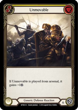 Unmovable (Yellow) [U-WTR213] (Welcome to Rathe Unlimited)  Unlimited Normal