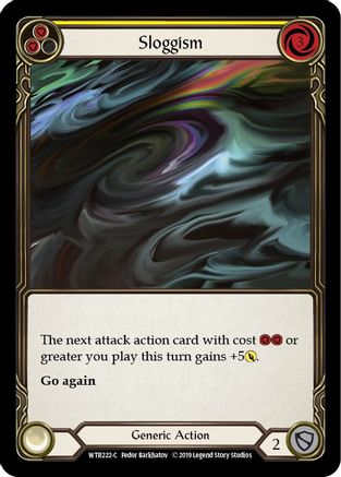 Sloggism (Yellow) [U-WTR222] (Welcome to Rathe Unlimited)  Unlimited Rainbow Foil