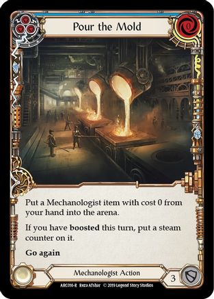 Pour the Mold (Blue) [ARC016-R] (Arcane Rising)  1st Edition Normal