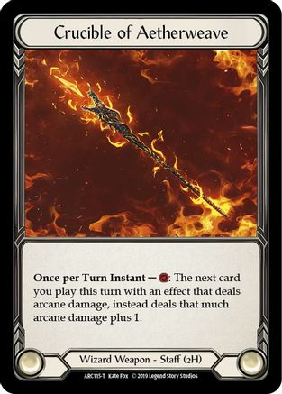 Crucible of Aetherweave // Kano, Dracai of Aether (ARC115) - Arcane Rising Unlimited Edition