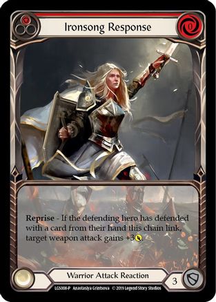 Ironsong Response (Red) [LGS008-P] (Promo)  1st Edition Normal
