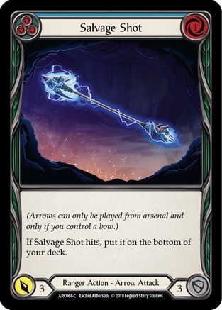 Salvage Shot (Blue) [U-ARC068] (Arcane Rising Unlimited)  Unlimited Rainbow Foil