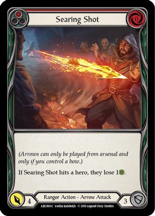Searing Shot (Red) [U-ARC069] (Arcane Rising Unlimited)  Unlimited Normal