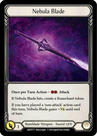 Runechant // Nebula Blade [ARC112-T // ARC077-T] (Arcane Rising)  1st Edition Normal