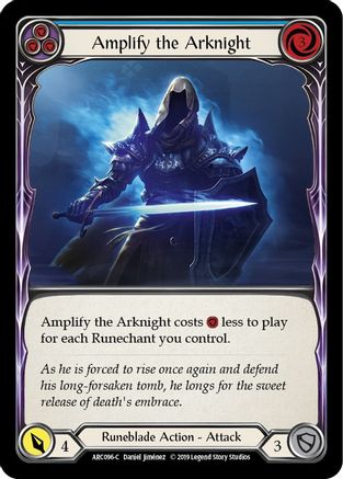 Amplify the Arknight (Blue) [U-ARC096] (Arcane Rising Unlimited)  Unlimited Normal