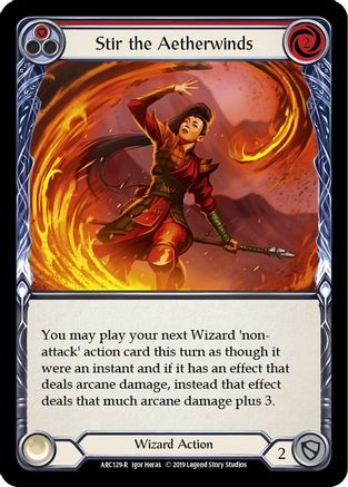 Stir the Aetherwinds (Red) [U-ARC129] (Arcane Rising Unlimited)  Unlimited Normal