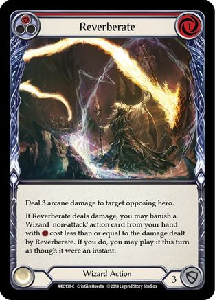 Reverberate (Red) [U-ARC138] (Arcane Rising Unlimited)  Unlimited Normal