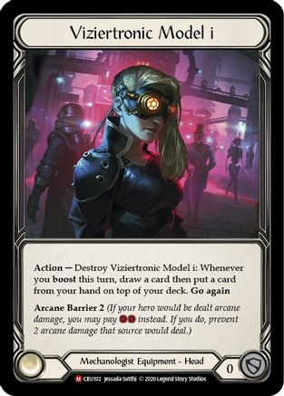 Viziertronic Model i [U-CRU102] (Crucible of War Unlimited)  Unlimited Rainbow Foil