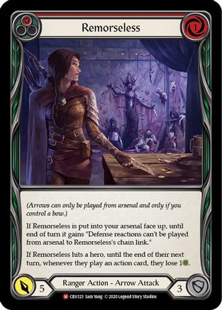 Remorseless [U-CRU123] (Crucible of War Unlimited)  Unlimited Rainbow Foil