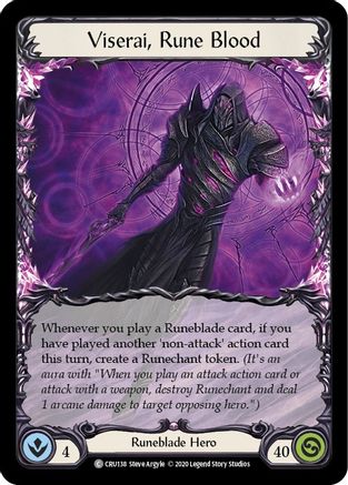 Viserai, Rune Blood [U-CRU138] (Crucible of War Unlimited)  Unlimited Normal