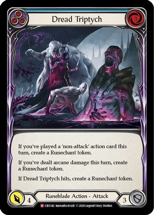 Dread Triptych [U-CRU142] (Crucible of War Unlimited)  Unlimited Normal