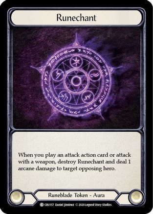 Runechant [U-CRU157] (Crucible of War Unlimited)  Unlimited Rainbow Foil