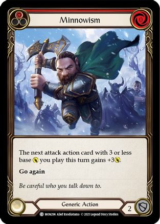 Minnowism (Red) [MON296] (Monarch)  1st Edition Normal