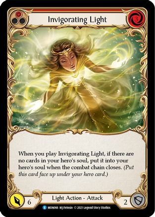 Invigorating Light (Red) [MON066] (Monarch)  1st Edition Normal