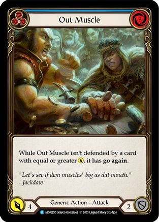 Out Muscle (Blue) [MON250] (Monarch)  1st Edition Normal