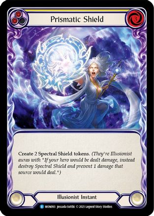 Prismatic Shield (Yellow) [MON093] (Monarch)  1st Edition Normal