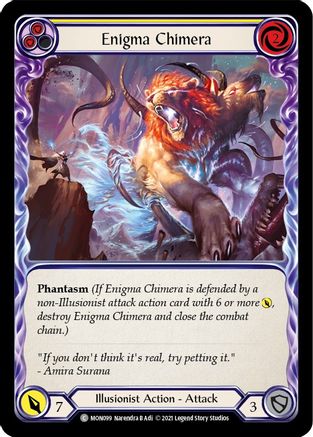 Enigma Chimera (Yellow) [MON099] (Monarch)  1st Edition Normal