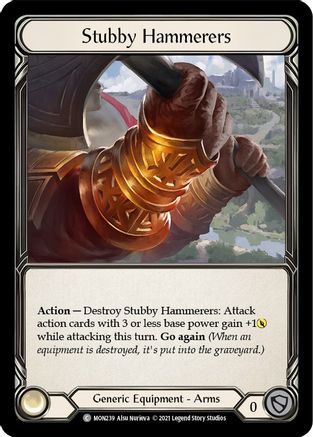 Stubby Hammerers [MON239-CF] (Monarch)  1st Edition Cold Foil