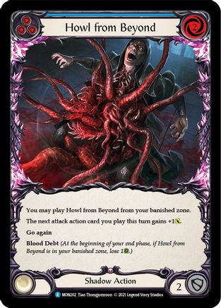 Howl from Beyond (Blue) [MON202] (Monarch)  1st Edition Normal