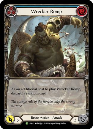Wrecker Romp (Blue) [LGS022] (Promo)  Rainbow Foil
