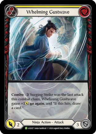 Whelming Gustwave (Yellow) [LGS027] (Promo)  Rainbow Foil