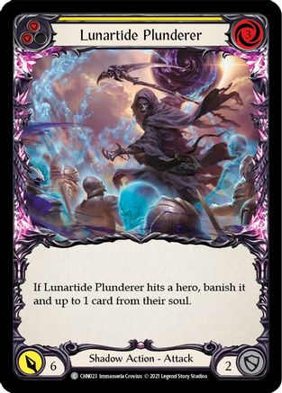 Lunartide Plunderer (Yellow) [CHN023] (Monarch Chane Blitz Deck)