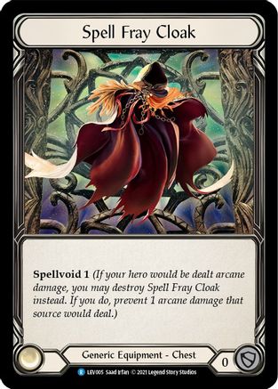Spell Fray Cloak [LEV005] (Monarch Levia Blitz Deck)