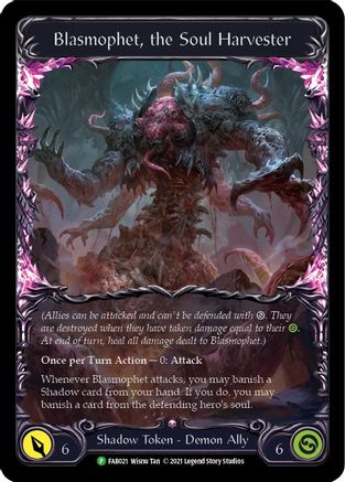 Blasmophet, the Soul Harvester [FAB021] (Promo)  Cold Foil