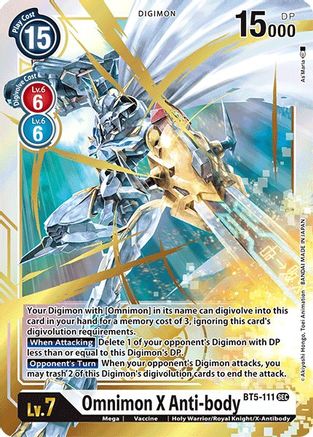 Omnimon X Anti-body [BT5-111] [Battle of Omni]