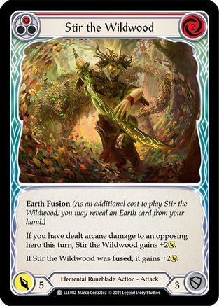 Stir the Wildwood (Red) [U-ELE082] (Tales of Aria Unlimited)  Unlimited Normal