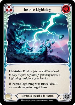 Inspire Lightning (Blue) [U-ELE090] (Tales of Aria Unlimited)  Unlimited Normal