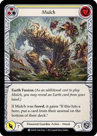 Mulch (Yellow) [U-ELE020] (Tales of Aria Unlimited)  Unlimited Rainbow Foil