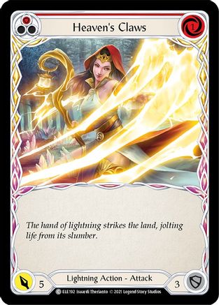 Heaven's Claws (Red) [ELE192] (Tales of Aria)  1st Edition Normal