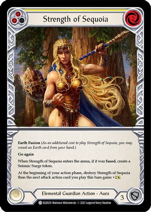 Strength of Sequoia (Yellow) [U-ELE029] (Tales of Aria Unlimited)  Unlimited Normal